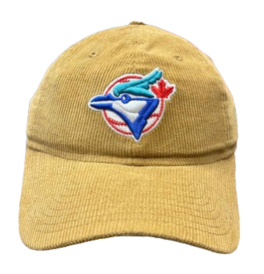 New Era Toronto Blue Jays Cooperstown 9TWENTY Corduroy Adjustable Hat - Wheat