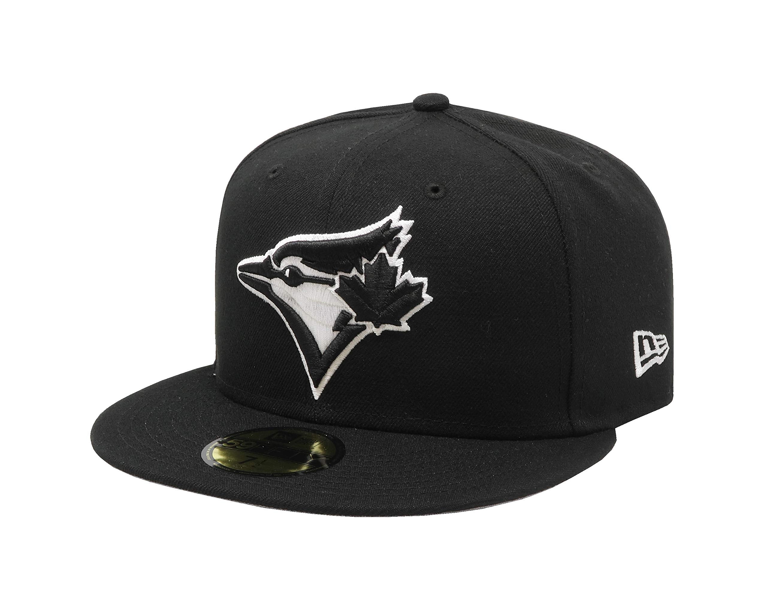 New Era x MLB Men's Toronto Blue Jays Basic 59Fifty Fitted Hat Black/White
