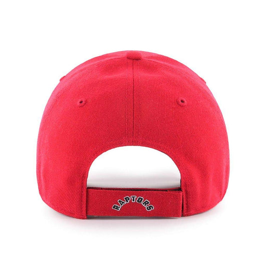 Men's Toronto Raptors MVP Primary Logo Red White Hat Cap Adjustable Strap