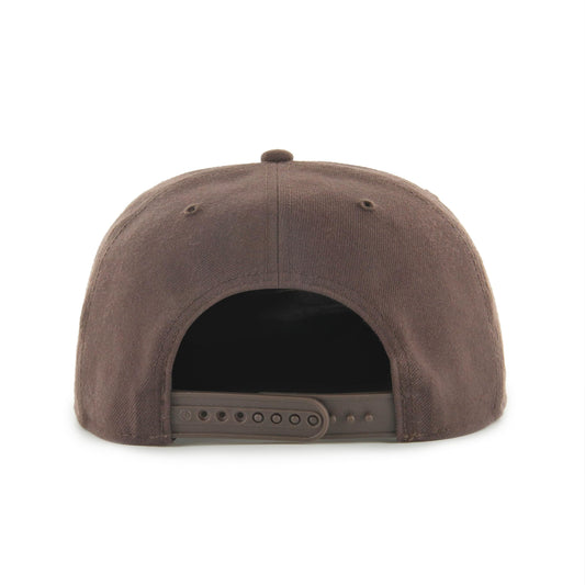 47 Brand MLB Toronto Blue Jays Chocolate Captain Adjustable Snapback Hat