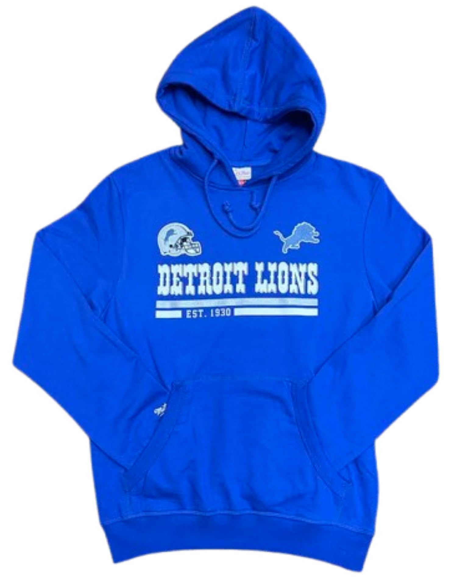 Mitchell & Ness NFL Detroit Lions Royal Blue Hoodie