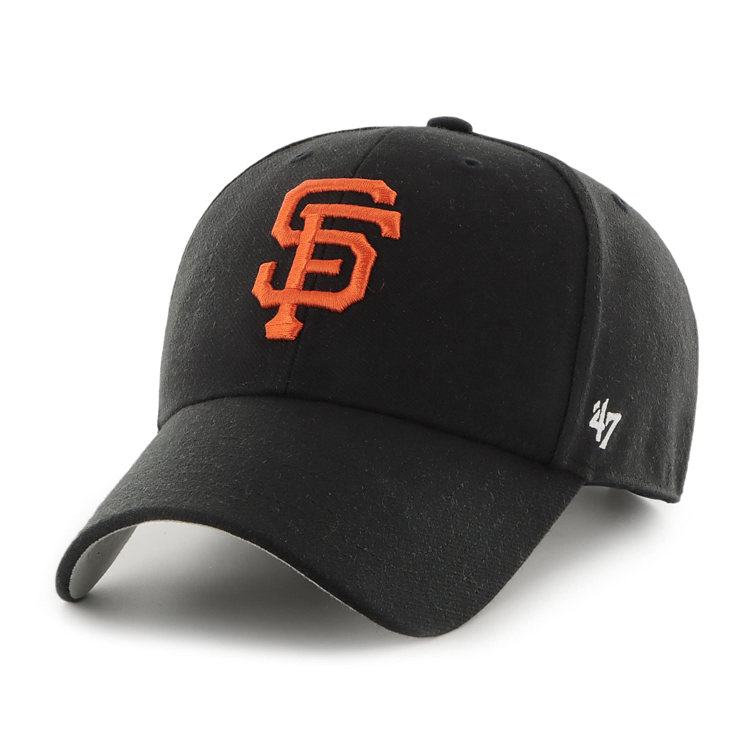 '47 Men's Compatible with Giants Cooperstown World Series Sure Shot MVP Adjustable Hat - One Size Black