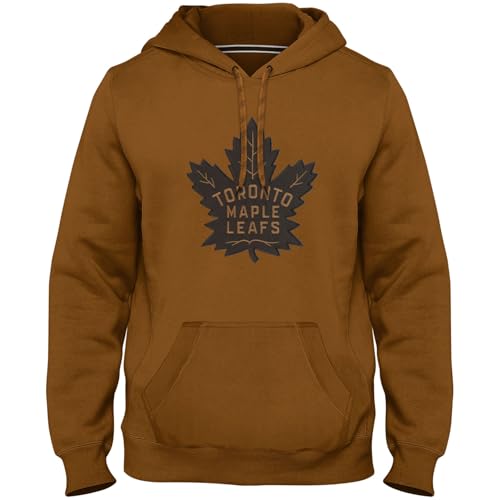 Bulletin Toronto Maple Leafs NHL Express Twill Tonal Dune Logo Hoodie - Dune