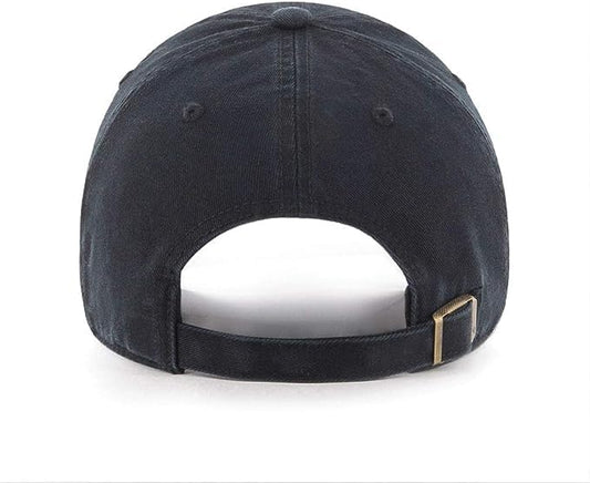 47 Buffalo Bills Clean UP Black on Black Adjustable Hat