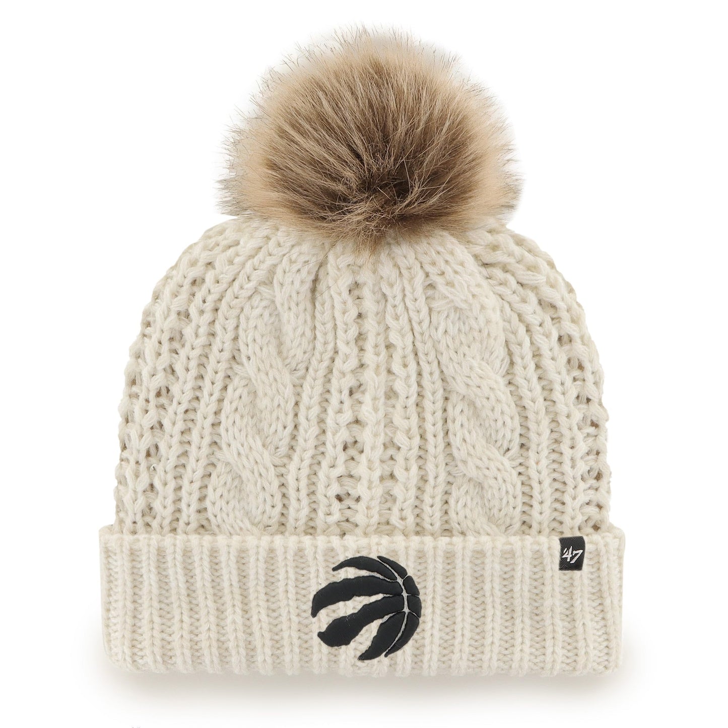 47 Toronto Raptors Brand Womens Meeko Knit-White