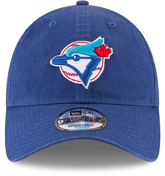 New Era MLB Toronto Blue Jays 9TWENTY Core Classic Cooperstown 1989 Adjustable Hat - Blue