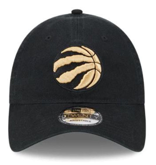 New Era NBA Toronto Raptors 2023-24 City Edition 9TWENTY Black Adjustable Hat