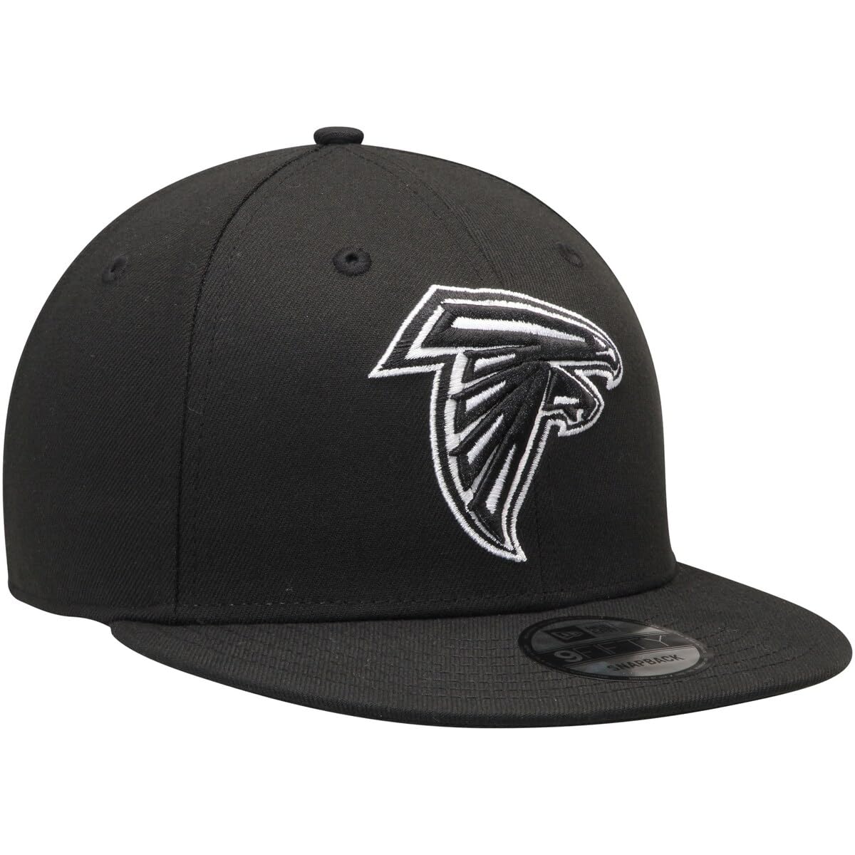 New Era NFL 9FIFTY Black/White Adjustable Snapback Hat Cap One Size Fits All
