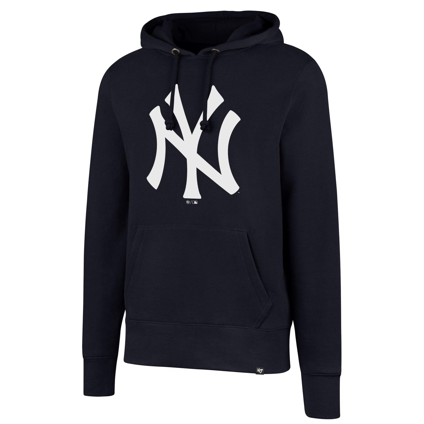 New York Yankees Men's Team Logo Headline Pullover Hoody Sweatshirt - Navy