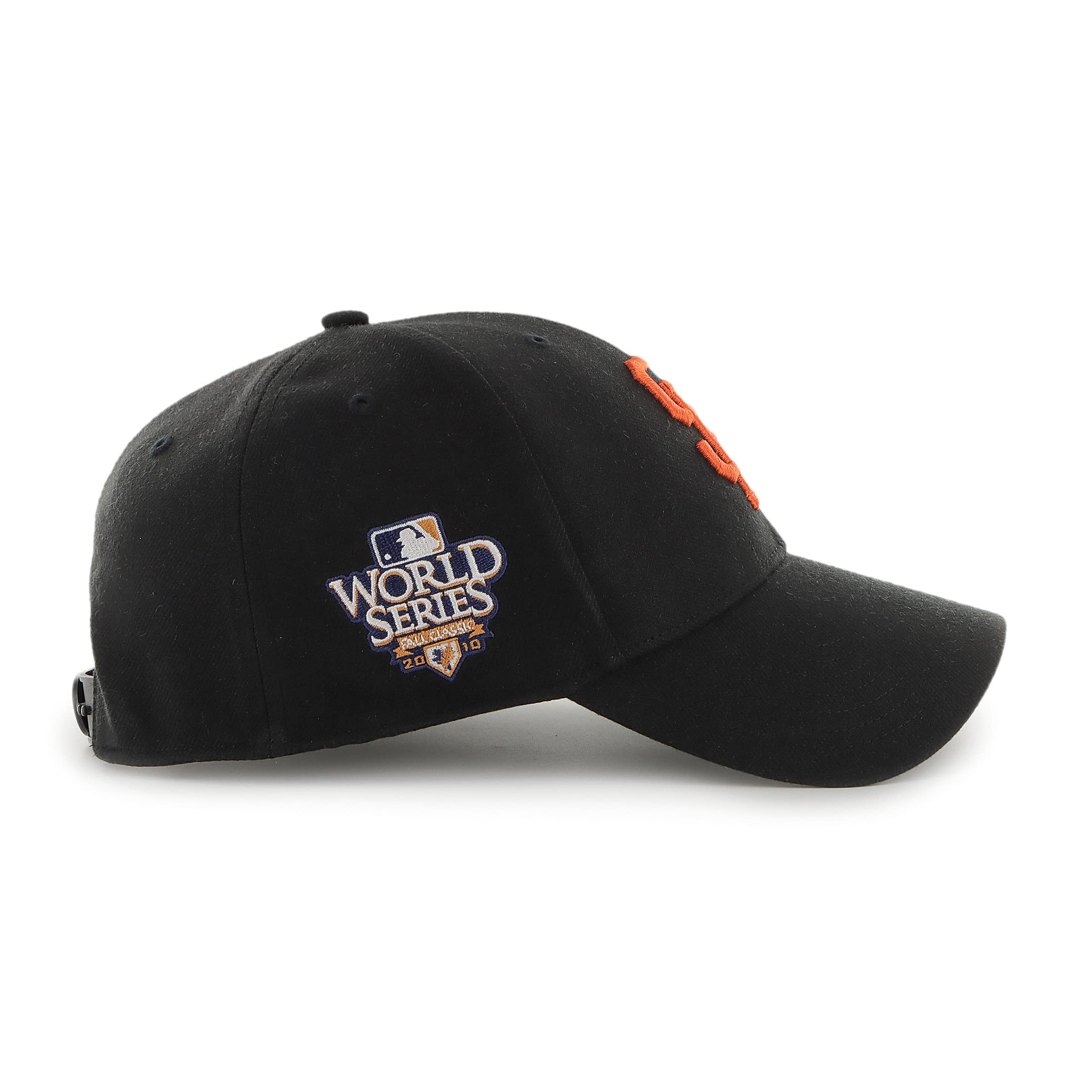 '47 Men's Compatible with Giants Cooperstown World Series Sure Shot MVP Adjustable Hat - One Size Black