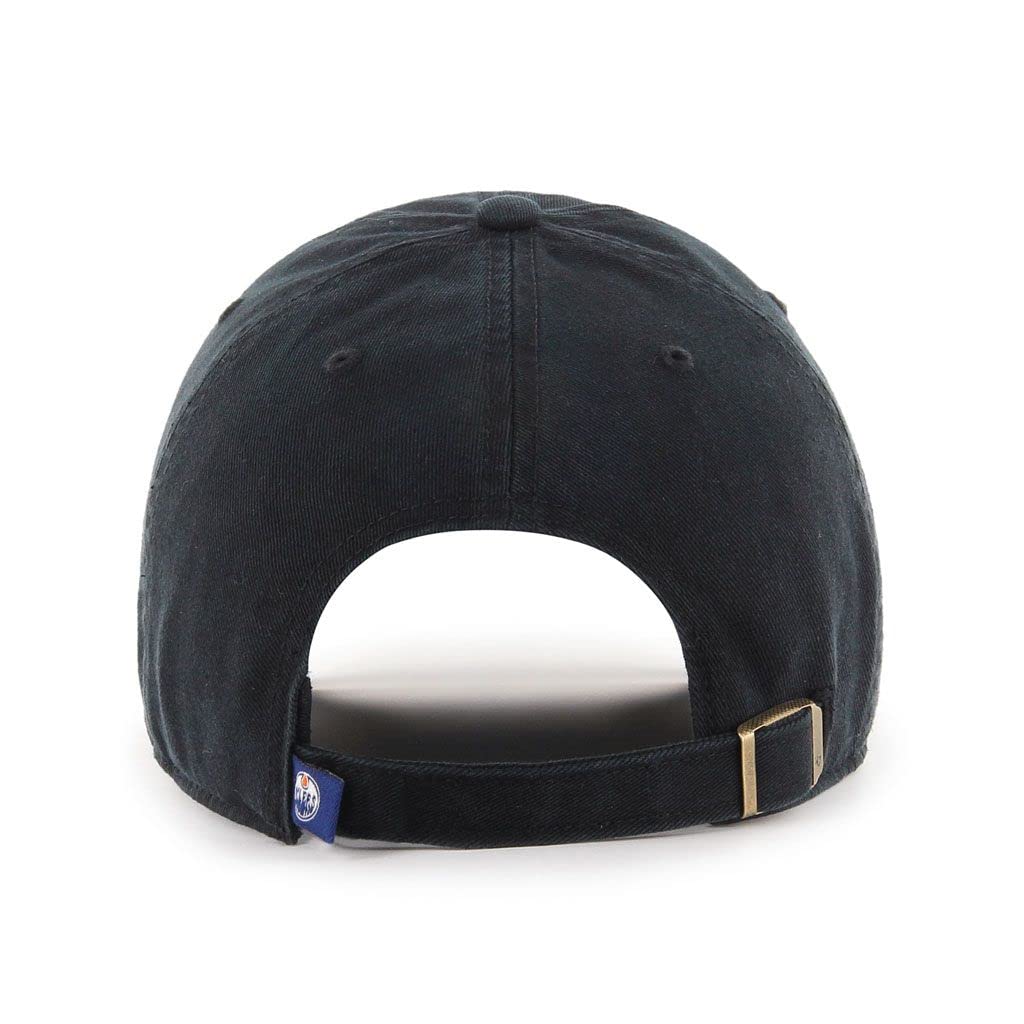 NHL Edmonton Oilers Clean Up Black On Black Cap