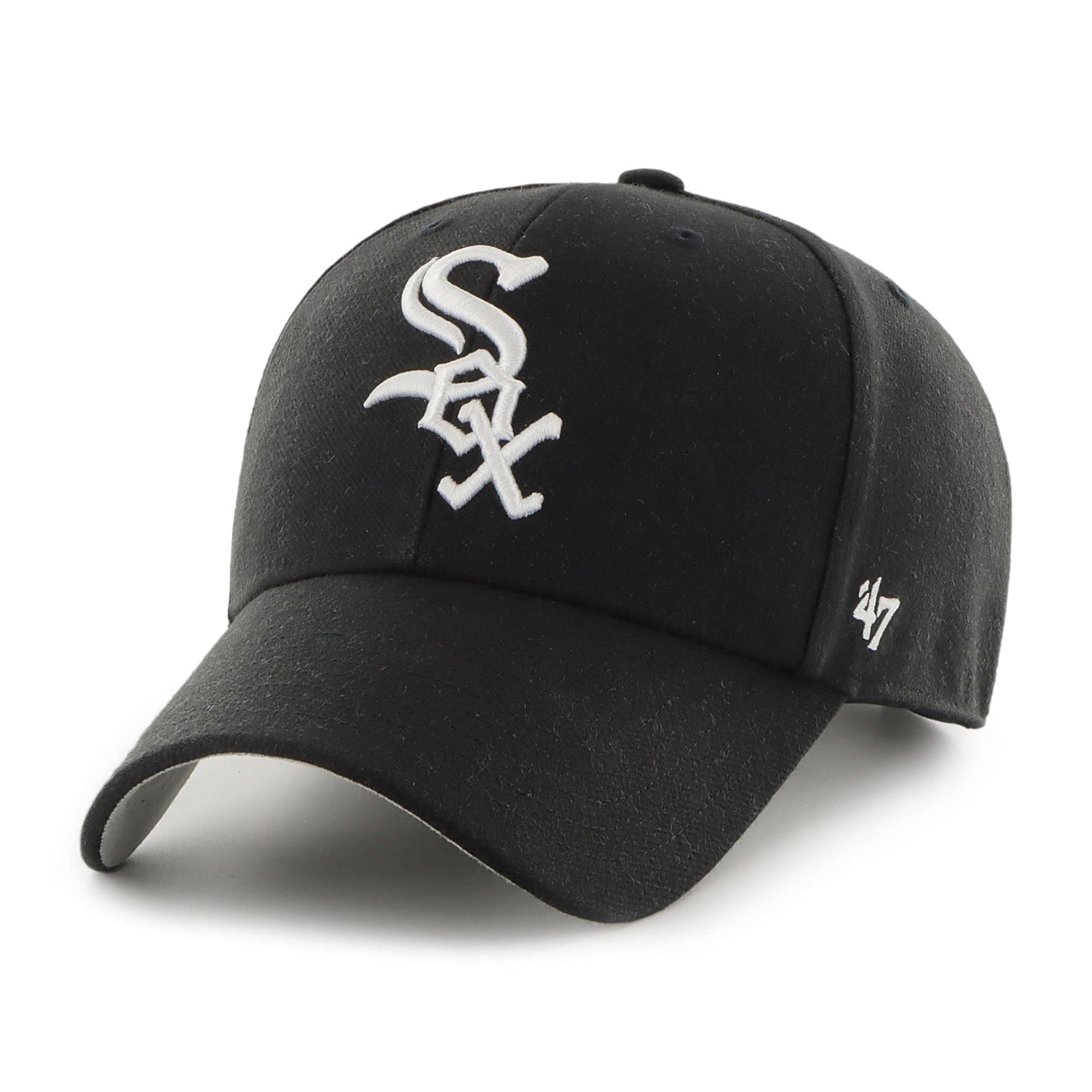 '47 Chicago White Sox Black MLB Sure Shot Most Value P. Snapback Cap