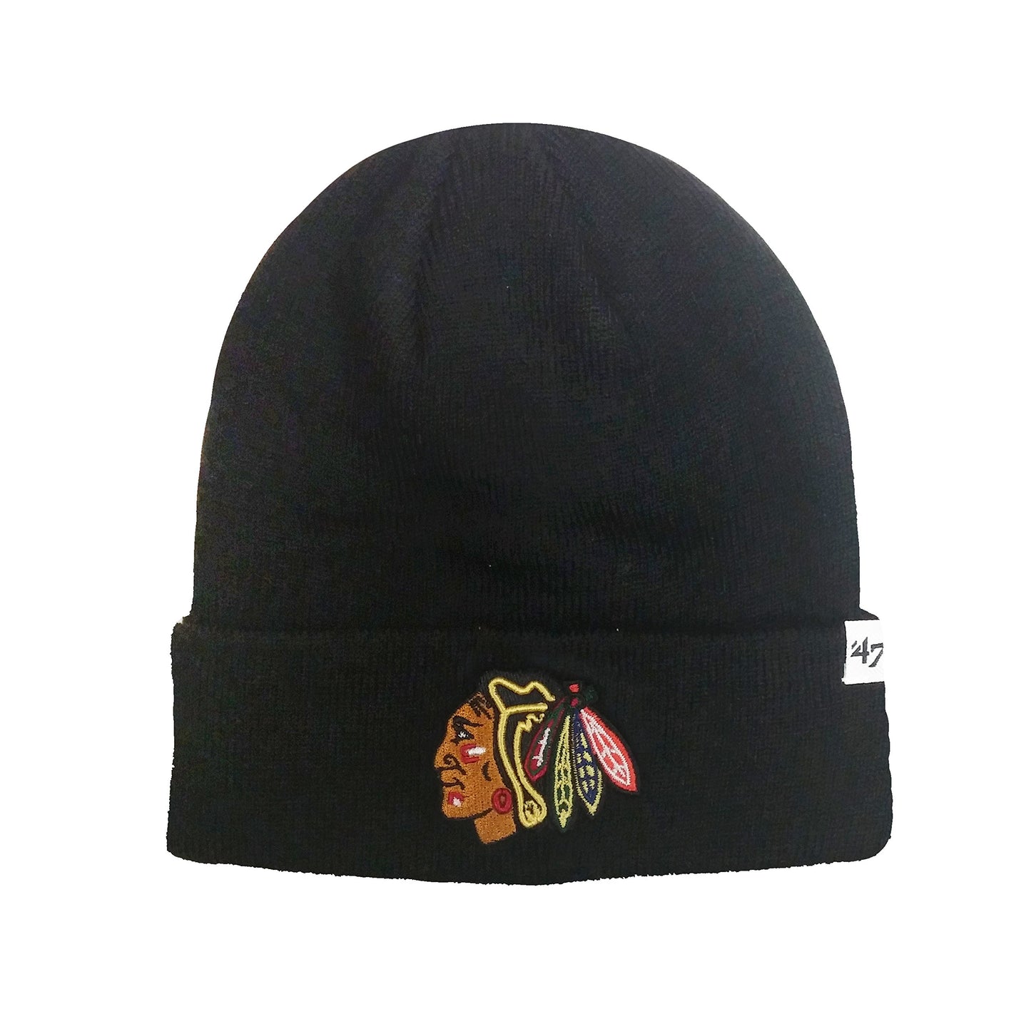 Chicago Blackhawks NHL Raised Cuff Knit Beanie