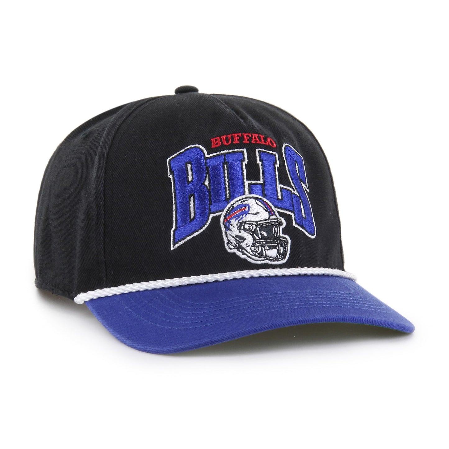 47 NFL Buffalo Palmero Hitch RF Adjustable Snapback Hat - Black/Blue