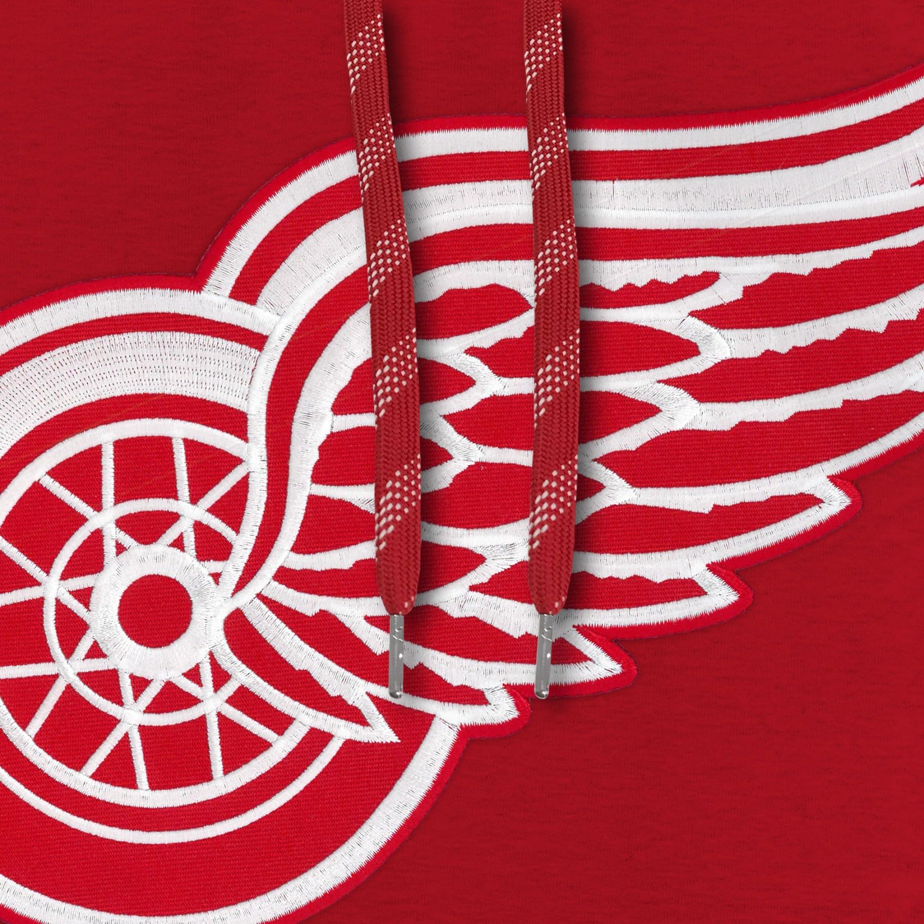 Detroit Wings NHL Express Twill Logo Hoodie