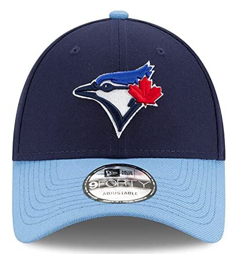 New Era Cap Company Men's Navy Compatible with Toronto Blue Jays Alternate 4 Replica 9Forty Adjustable Hat