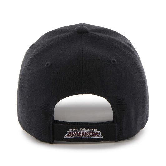 Colorado Avalanche '47 NHL MVP Structured Adjustable Strap One Size Fits Most Black Hat Cap