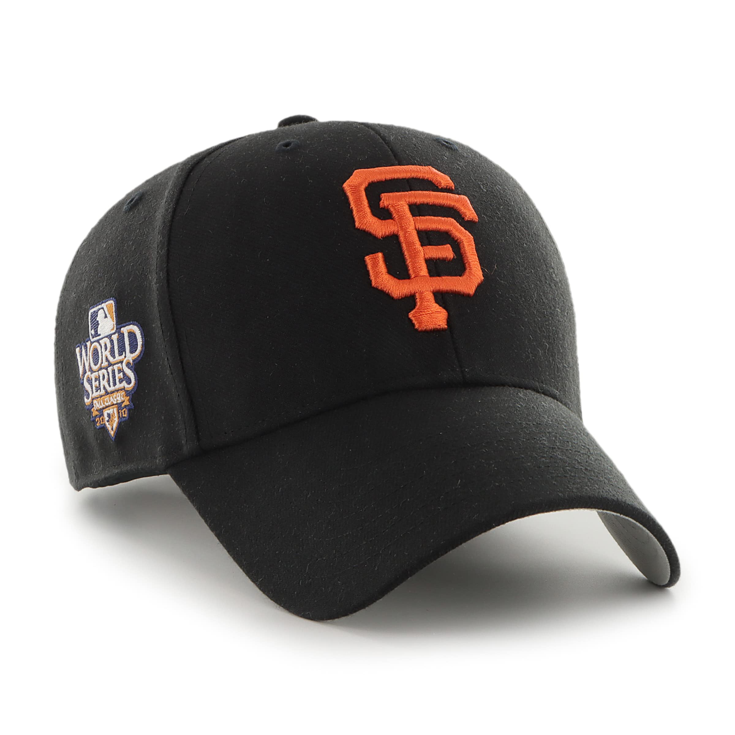 '47 Men's Compatible with Giants Cooperstown World Series Sure Shot MVP Adjustable Hat - One Size Black