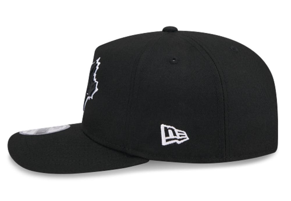 New Era MLB Toronto Blue Jays 9FIFTY A-Frame Adjustable Snapback Hat - Black/White