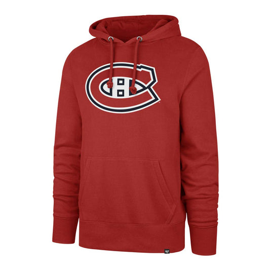 47 Men's Montreal Canadiens Headline Imprint Pullover Hoodie