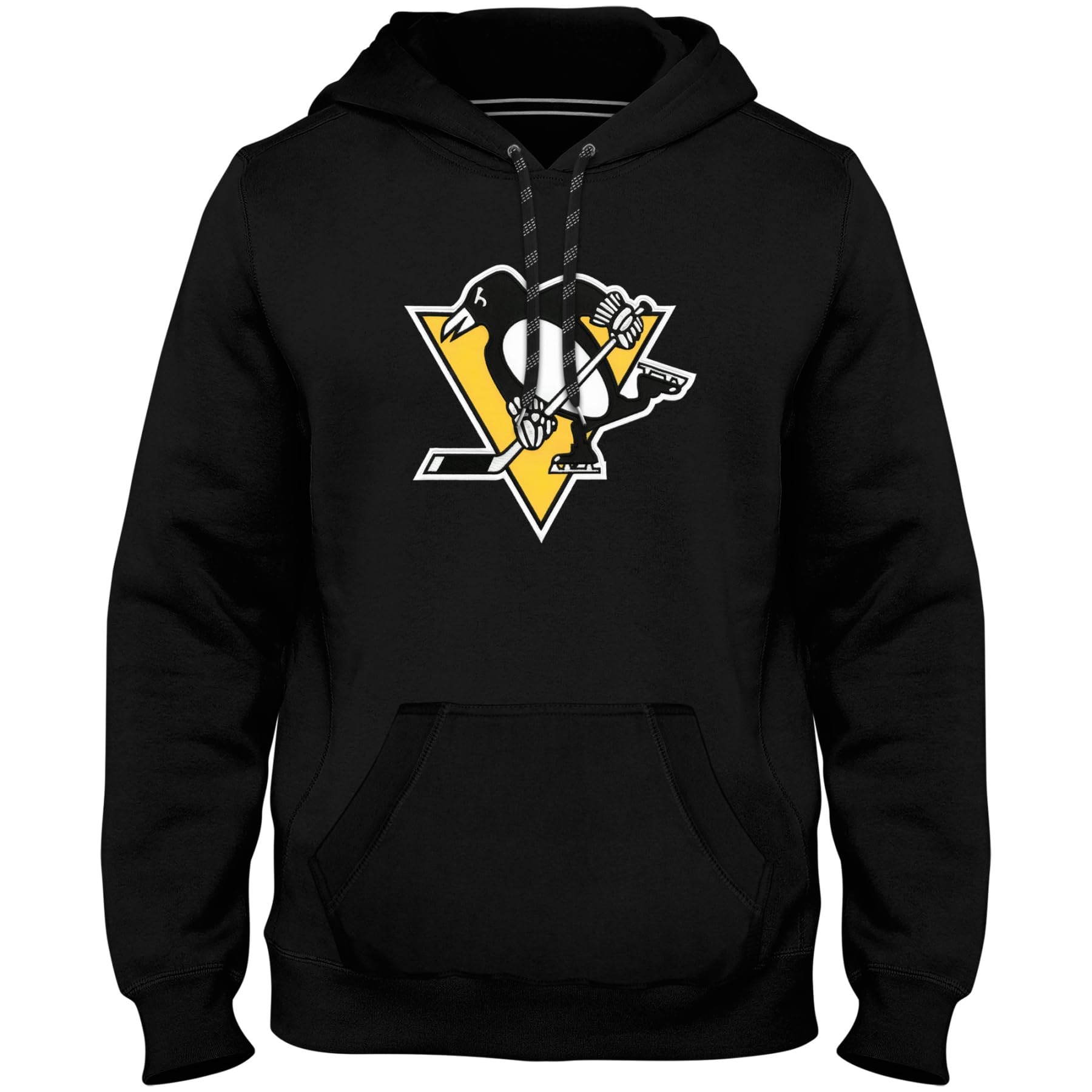 Bulletin Pittsburgh Penguins NHL Express Twill Logo Hoodie - Black