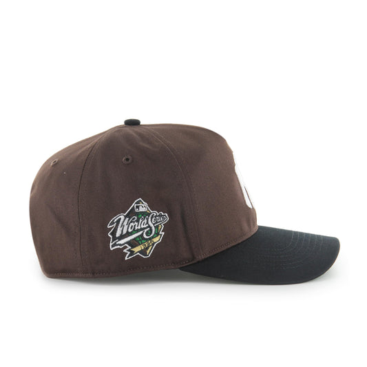 47 Hitch Sure Shot MLB New York Snapback Hat - Dark Chocolate