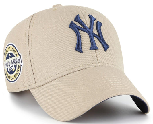 47 MVP MLB New York Sure Shot Adjustable Snapback Hat - Khaki