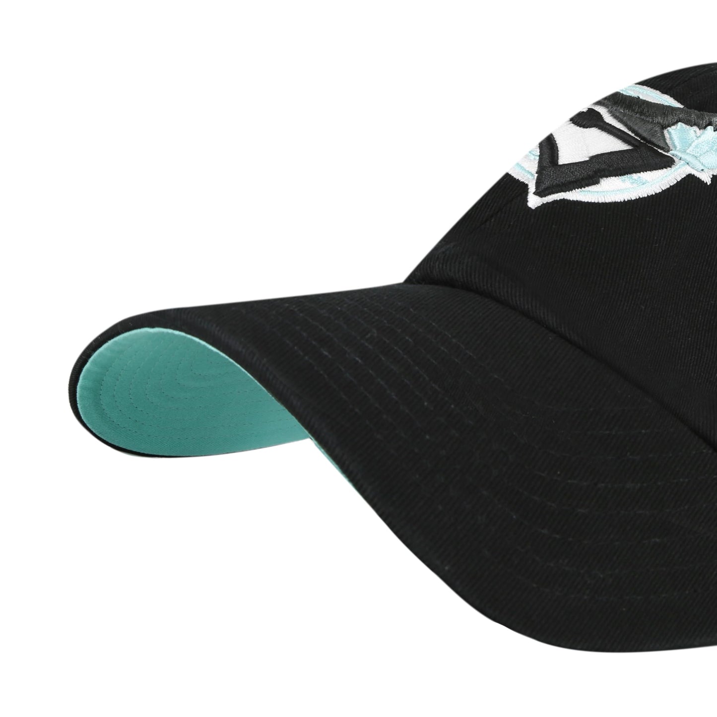 47 MLB Toronto Black Mint Double Under Clean Up Adjustable Hat - Black