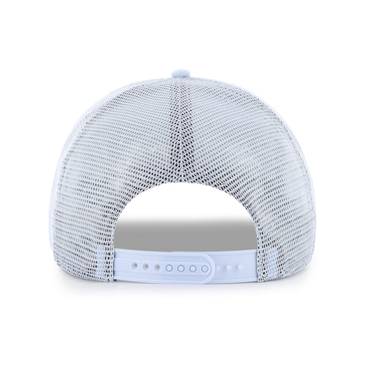 47 Hitch MLB New York Foundation Script Mesh Snapback Hat - Powder Blue