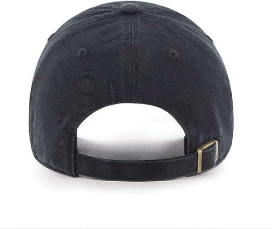 47 Clean Up NFL Pittsburgh Steelers Black on Black Adjustable Hat