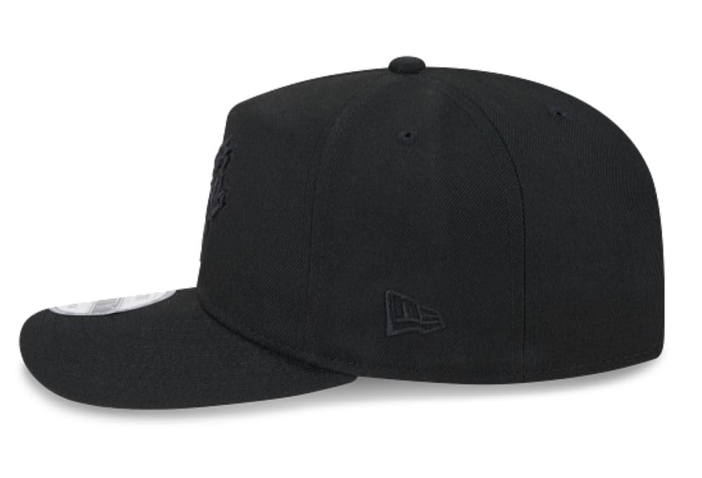 New Era MLB Toronto Blue Jays 9FIFTY A-Frame Adjustable Snapback Hat - Black/Black