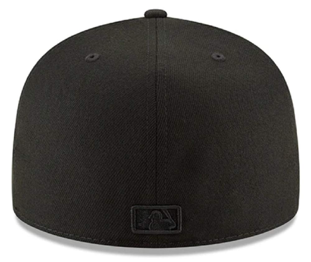 New Era 59Fifty Hat MLB Toronto Blue Jays Alternate Bird Black (7 7/8)