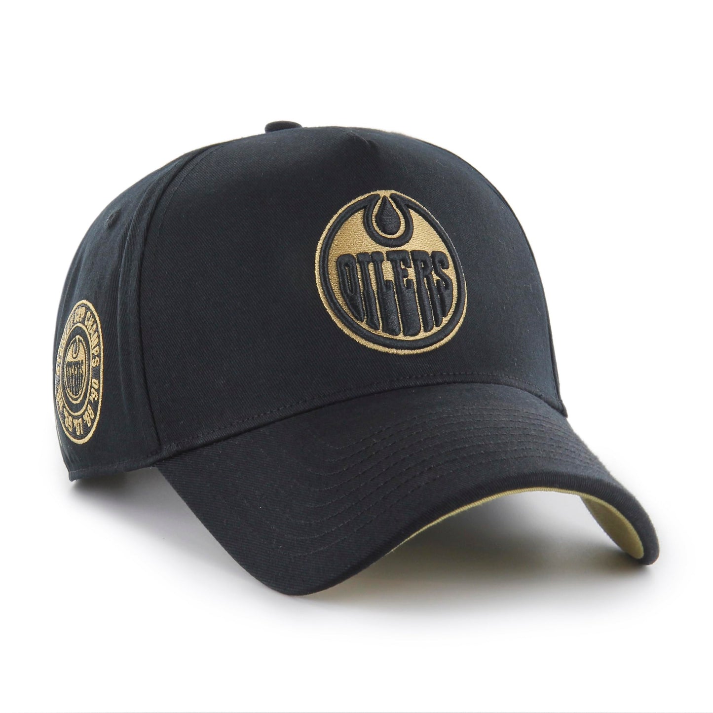 47 NHL Sure Shot MVP Hitch Side Patch Snapback - Black and Gold