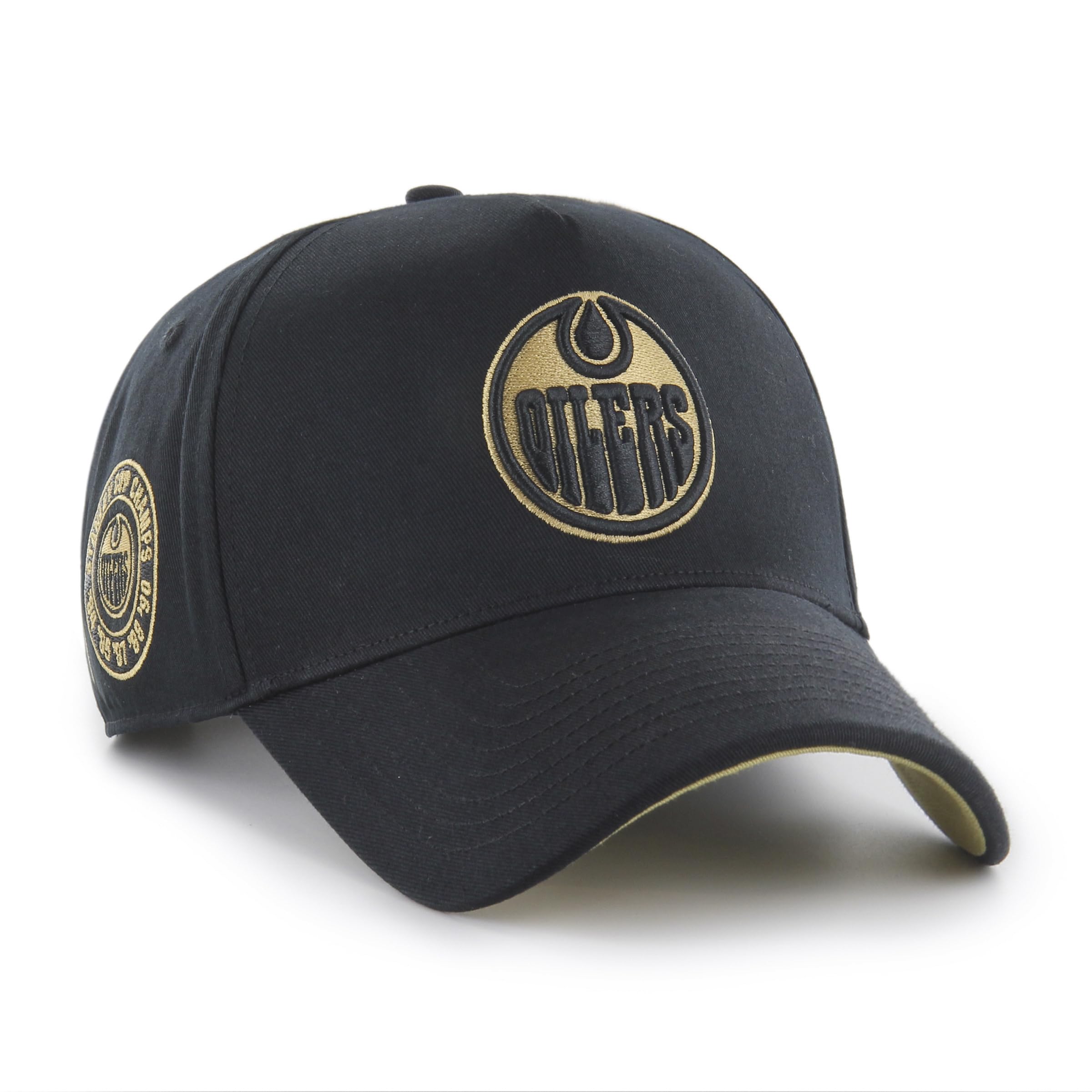 47 NHL Sure Shot MVP Hitch Side Patch Snapback - Black and Gold