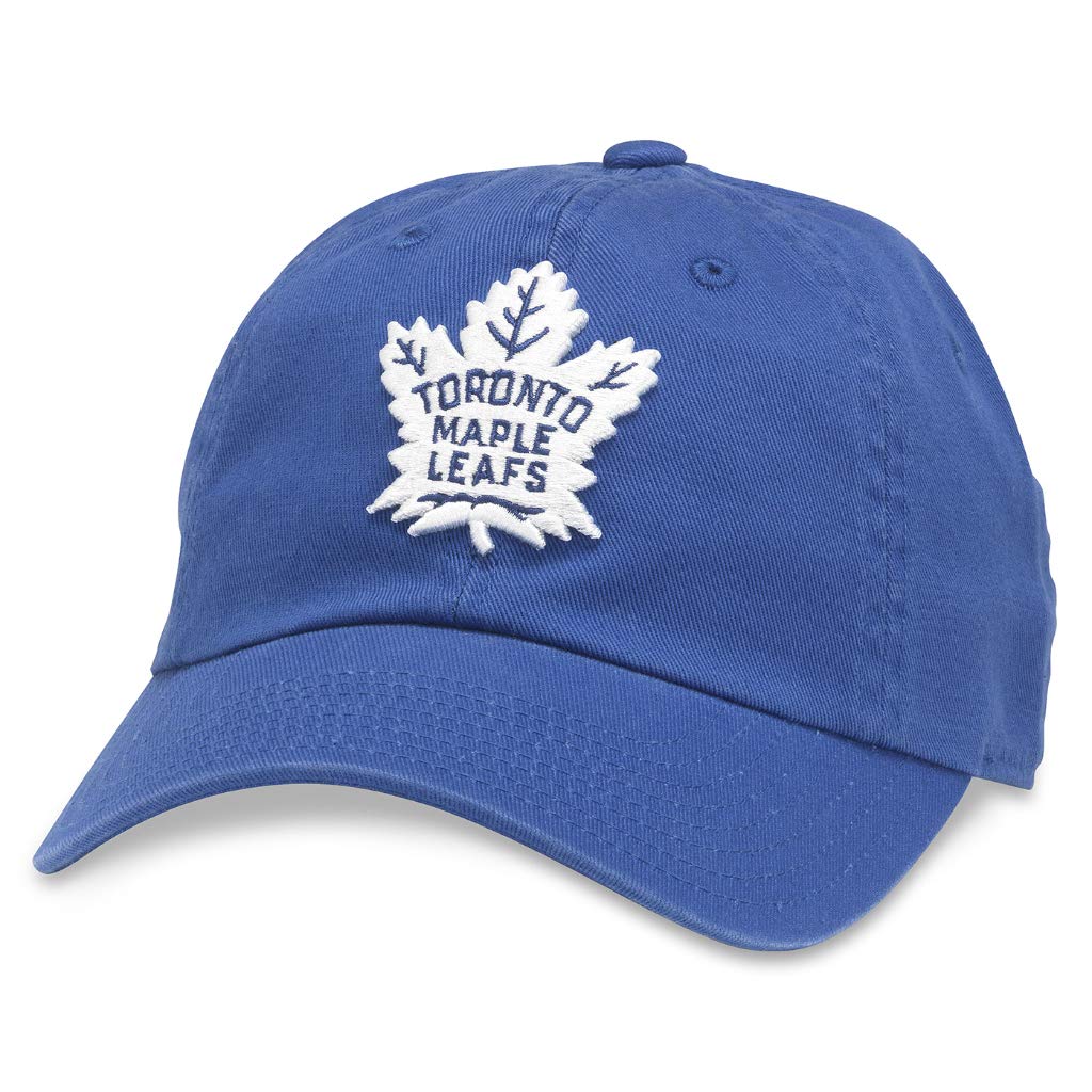 AMERICAN NEEDLE Unisex Blue Line NHL National Hockey League Team Baseball Hat Adjustable Buckle Strap Dad Cap