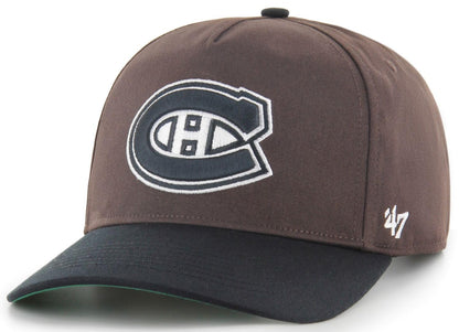 47 Hitch Sure Shot NHL Montreal Snapback Hat - Dark Chocolate