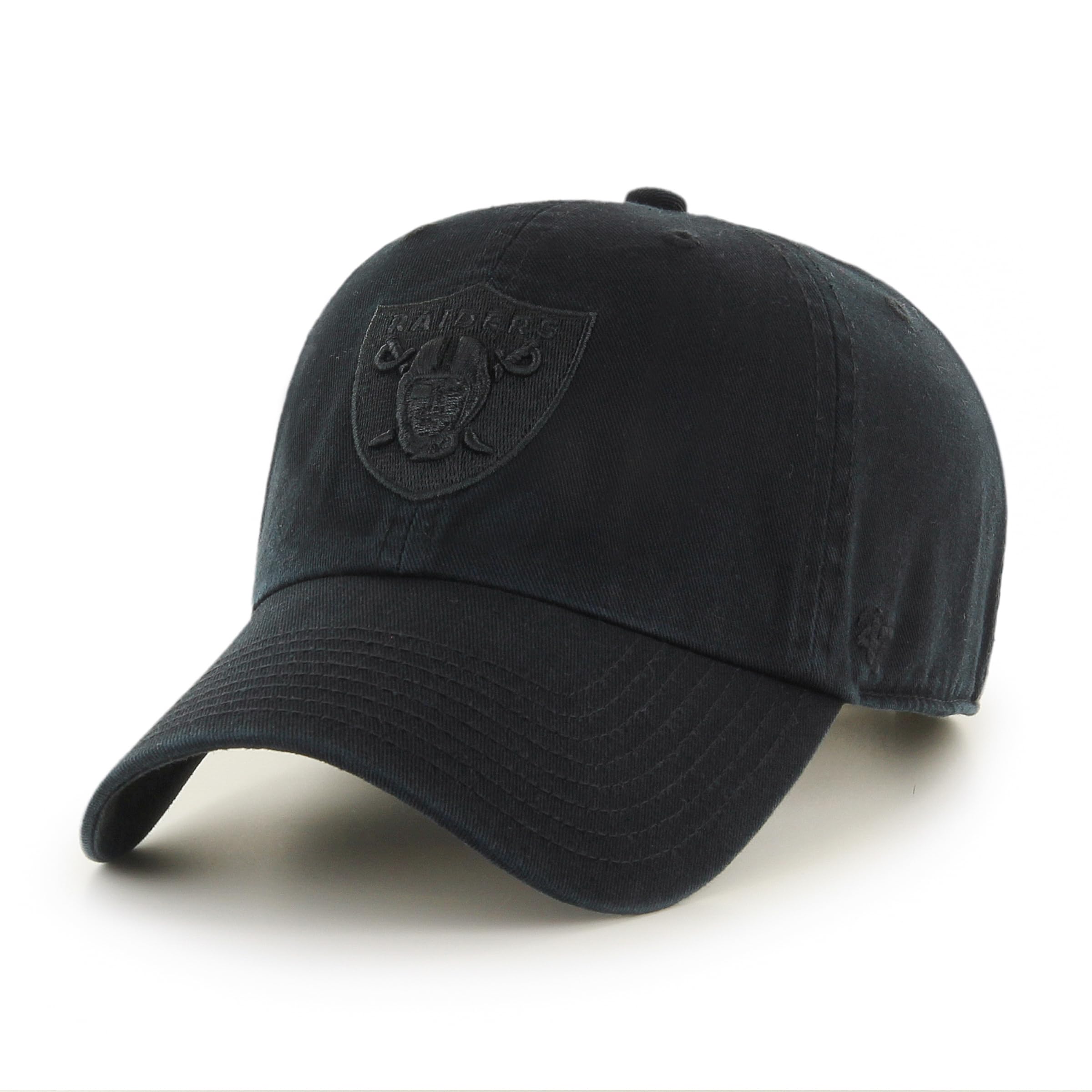 47 NFL Las Vegas Clean Up Adjustable Hat - Black/Black