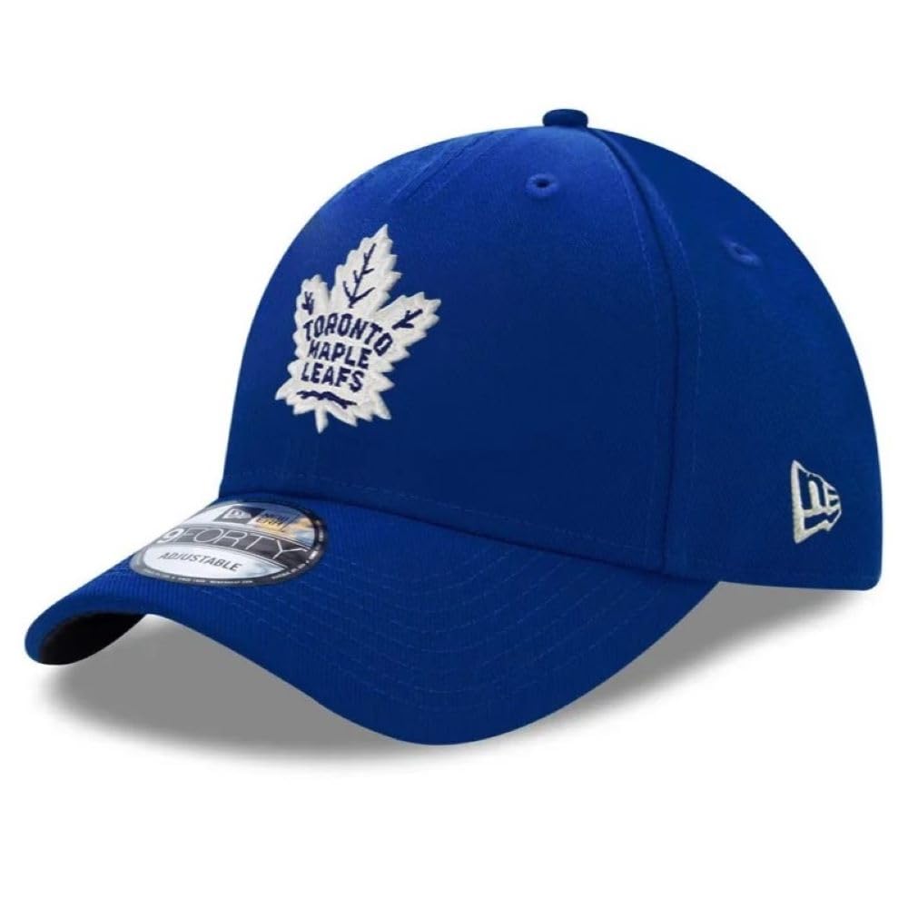 New Era NHL Toronto Maple Leafs 9FORTY Adjustable Snapback Hat - Blue/White