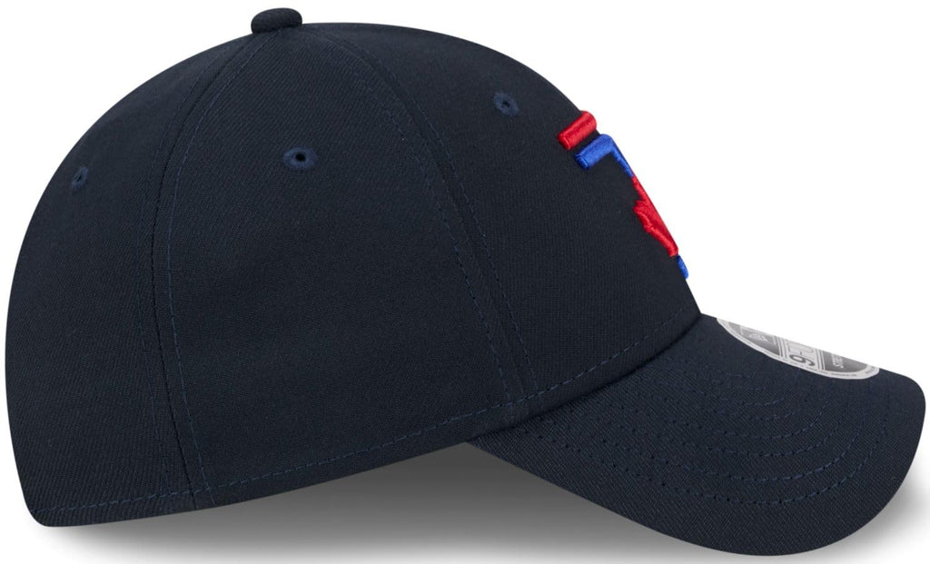 New Era 9FORTY MLB Toronto Blue Jays 2024 City Connect T Logo Stretch Snap Adjustable Hat - Navy