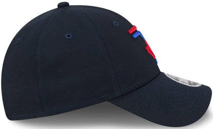 New Era 9FORTY MLB Toronto Blue Jays 2024 City Connect T Logo Stretch Snap Adjustable Hat - Navy