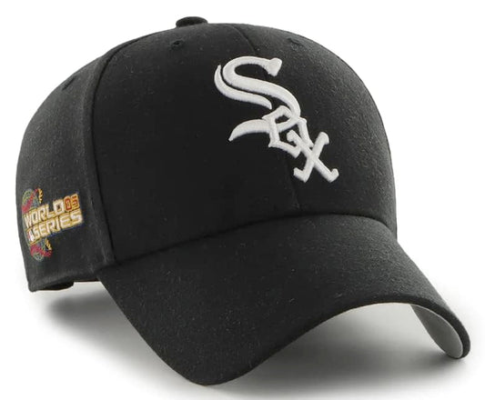 47 Men's Compatible with White Sox Cooperstown World Series Sure Shot MVP Adjustable Hat - One Size