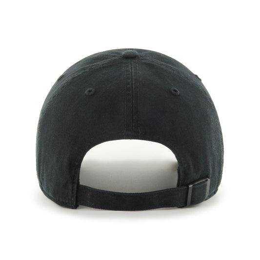 Men's Compatible with Expos 47 Brand Dark Tropic Clean Up Adjustable Buckle Cap Hat Black