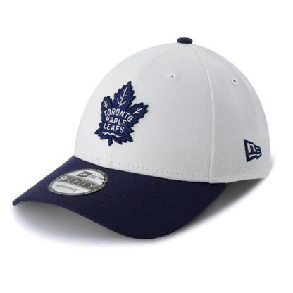 New Era NHL Toronto Maple Leafs 9FORTY Adjustable Snapback Hat - White/Blue