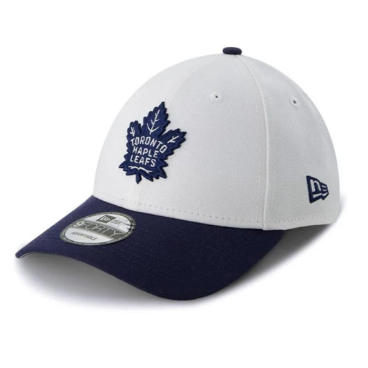 New Era NHL Toronto Maple Leafs 9FORTY Adjustable Snapback Hat - White/Blue