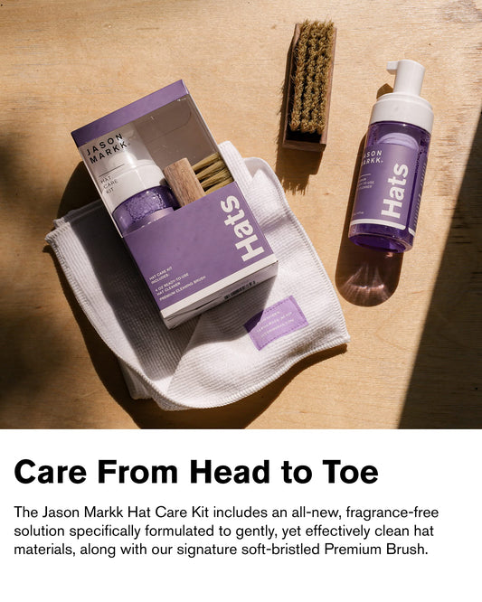 Jason Markk Premium Ready-to-Use Hat Cleaner, Safe for All Materials, Including Cotton, Wool, Felt, Corduroy, Polyester & More - No Water Needed