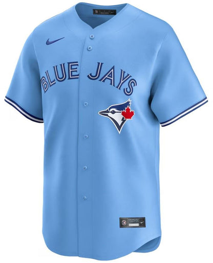 Fanatics Mens MLB Toronto Blue Jays Alternate Limited Blank Jersey - Powder Blue