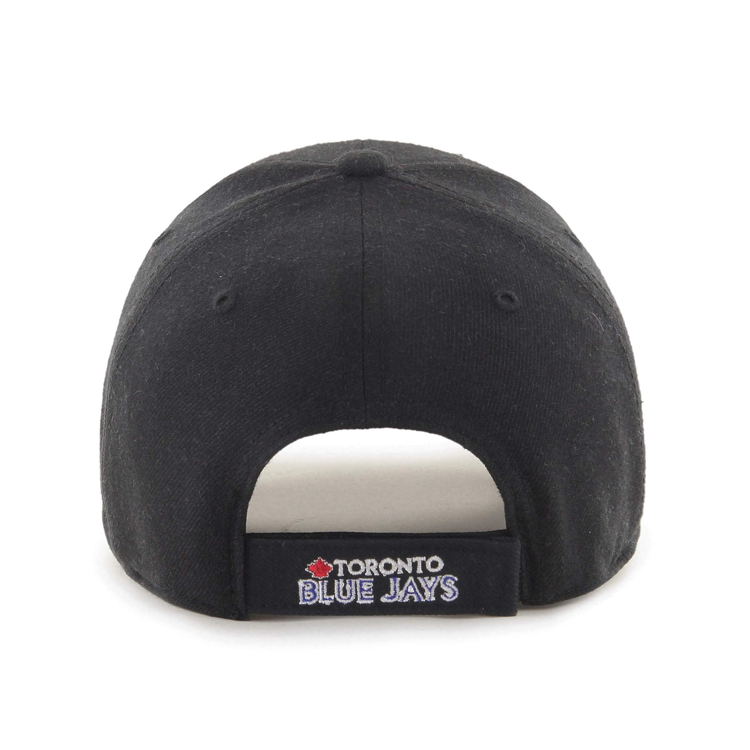 47 Men's Toronto Blue Jays Black MVP Adjustable Hat - One Size