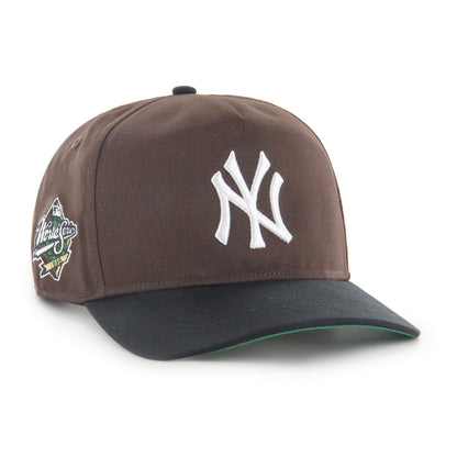 47 Hitch Sure Shot MLB New York Snapback Hat - Dark Chocolate