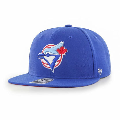 '47 Toronto Blue Jays 1992 World Series Sure Shot Captain Snapback Hat
