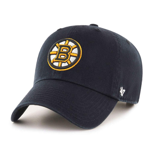 47 Men Clean UP Replica Cap ONE Size FITS All Boston Bruins